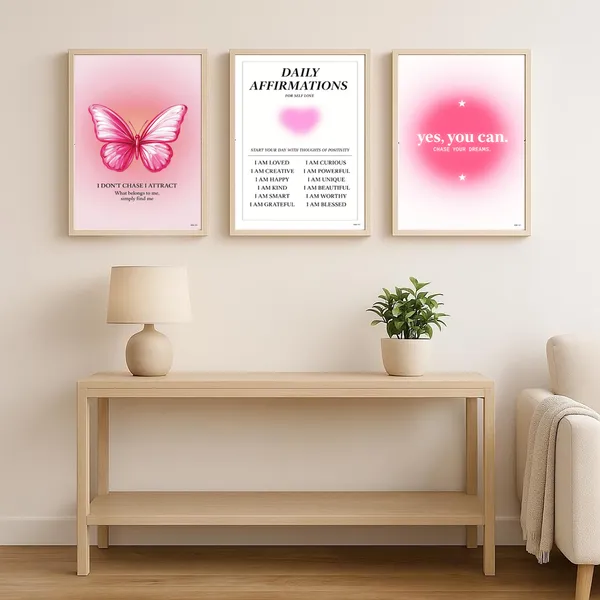 Pink_Girly_Pinterest_Aesthetic_Daily_Affirmation_Photo_Frame_Set_Of_3_|_Aesthetic_Affirmation_Wall_Photo_Frames_Self_Love_Girly_Room_Decor_|_Daily_Affirmations_Wall_Art_Frame_Set