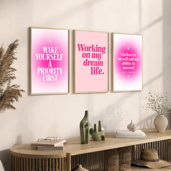 Pink_Girly_Pinterest_Aesthetic_Daily_Affirmation_Photo_Frame_Set_Of_3_|_Aesthetic_Affirmation_Wall_Photo_Frames_Self_Love_Girly_Room_Decor_|_Daily_Affirmations_Wall_Art_Frame_Set