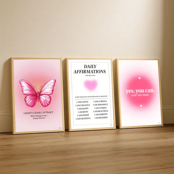 Pink_Girly_Pinterest_Aesthetic_Daily_Affirmation_Photo_Frame_Set_Of_3_|_Aesthetic_Affirmation_Wall_Photo_Frames_Self_Love_Girly_Room_Decor_|_Daily_Affirmations_Wall_Art_Frame_Set