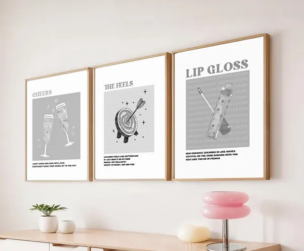 White_Pinterest_Aesthetic_Daily_Affirmation_Photo_Frame_Set_Of_3_|_Aesthetic_Affirmation_Wall_Photo_Frames_Self_Love_Girly_Room_Decor_|_Daily_Affirmations_Wall_Art_Frame_Set