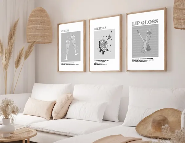 White_Pinterest_Aesthetic_Daily_Affirmation_Photo_Frame_Set_Of_3_|_Aesthetic_Affirmation_Wall_Photo_Frames_Self_Love_Girly_Room_Decor_|_Daily_Affirmations_Wall_Art_Frame_Set
