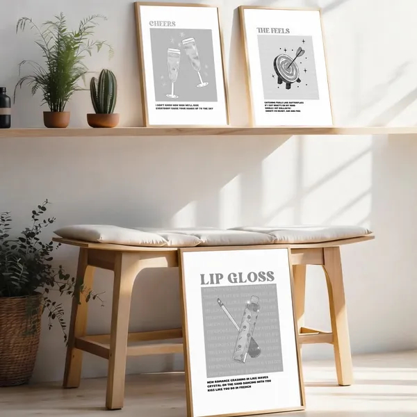 White_Pinterest_Aesthetic_Daily_Affirmation_Photo_Frame_Set_Of_3_|_Aesthetic_Affirmation_Wall_Photo_Frames_Self_Love_Girly_Room_Decor_|_Daily_Affirmations_Wall_Art_Frame_Set