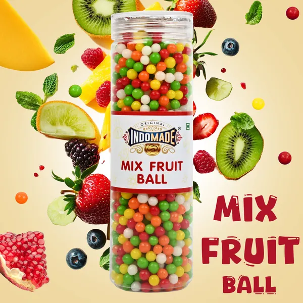 Multicolor_Candy_Mix_Fruit_Ball_Mouth_Freshner_Khatta_Meetha_Candy_250G_After_Meal_Pack_Of_4_Jar_Flavour_Orange_And_Guava_And_Mango_And_Pomegranate_And_Litchi