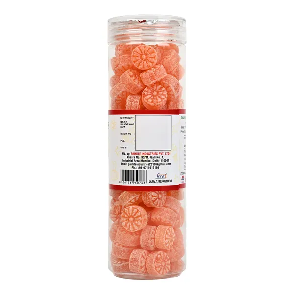 Multicolor_Candy_Mix_Fruit_Ball_Mouth_Freshner_Khatta_Meetha_Candy_250G_After_Meal_Pack_Of_4_Jar_Flavour_Orange_And_Guava_And_Mango_And_Pomegranate_And_Litchi