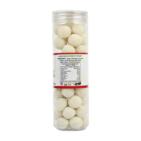 White_Original_Coconut_Shots_Candy_(Pack_of_4)_Flavour_Coconut_Sweet_250_Grams