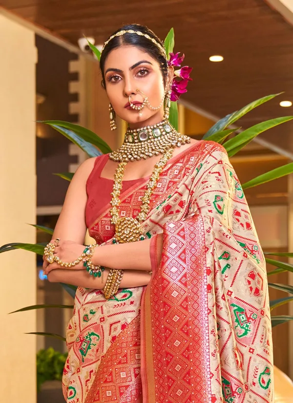 Banarasi_Soft_Silk_CREAM_Premium-Fancy_Saree_With_Blouse_For_Women