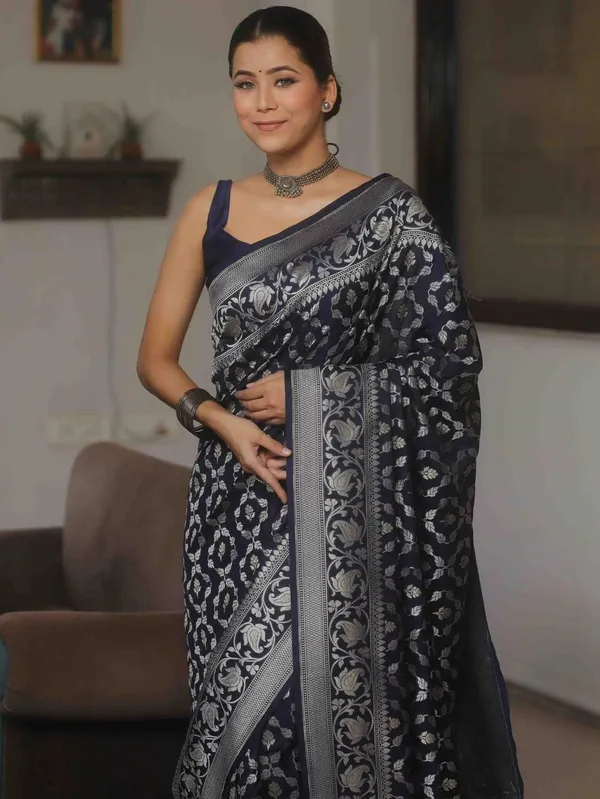 Banarasi_Soft_Silk_NAVY-BLUE_Premium-Fancy_Saree_With_Blouse_For_Women