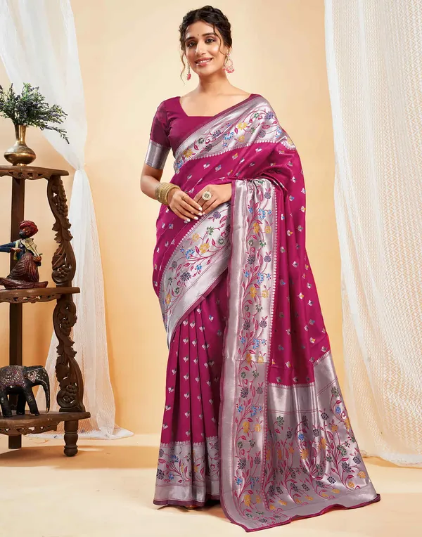 Banarasi_Soft_Silk_Rani_Premium-Fancy_Saree_With_Blouse_For_Women