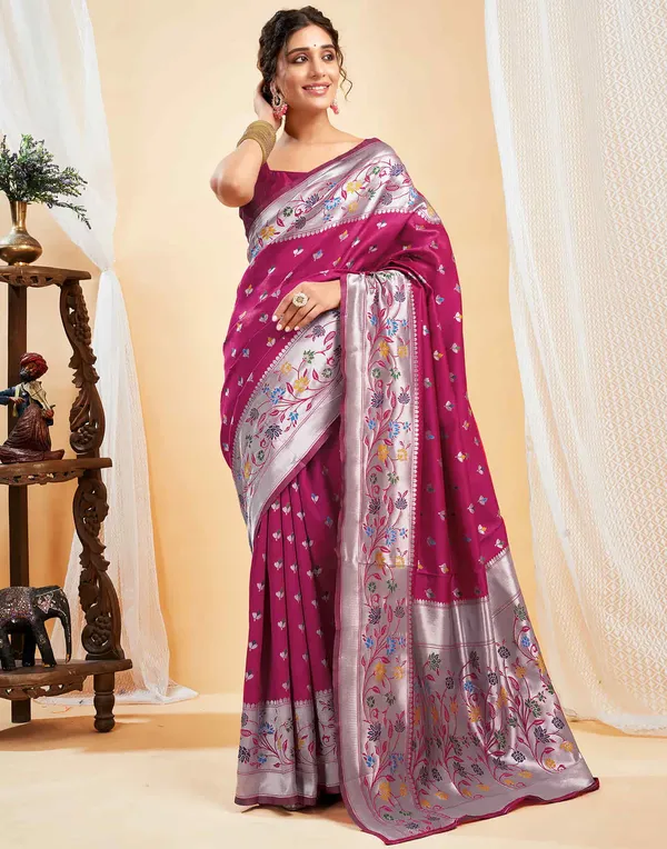 Banarasi_Soft_Silk_Rani_Premium-Fancy_Saree_With_Blouse_For_Women