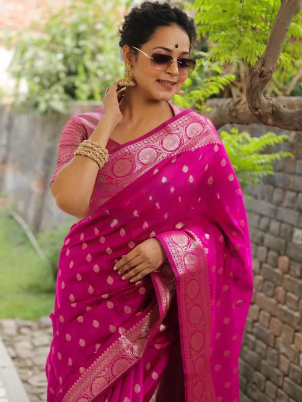 Banarasi_Soft_Silk_PINK_Premium-Fancy_Saree_With_Blouse_For_Women