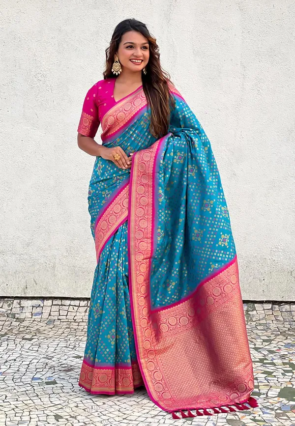 Banarasi_Soft_Silk_SKY-PINK_Premium-Fancy_Saree_With_Blouse_For_Women