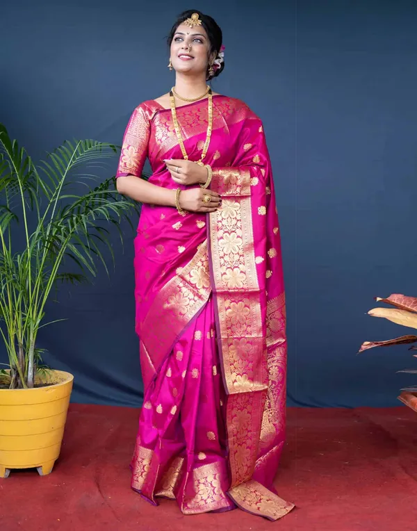 Banarasi_Soft_Silk_Rani_Premium-Fancy_Saree_With_Blouse_For_Women