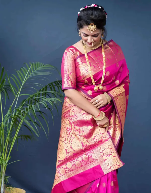 Banarasi_Soft_Silk_Rani_Premium-Fancy_Saree_With_Blouse_For_Women