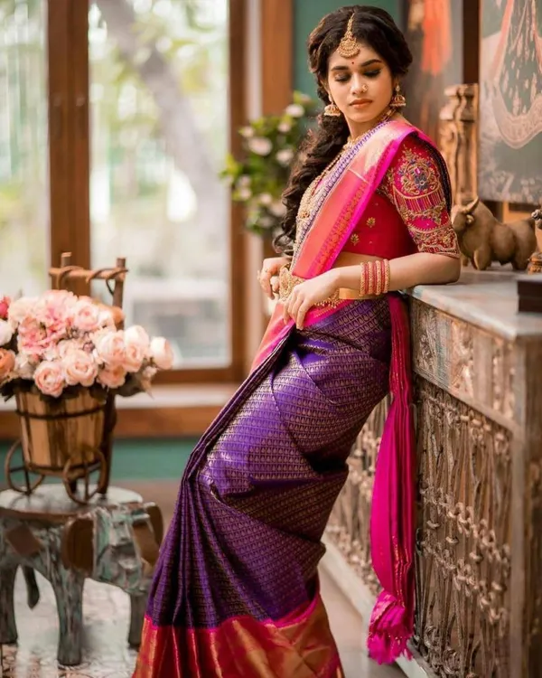 Banarasi_Soft_Silk_PURPLE-RANI_Premium-Fancy_Saree_With_Blouse_For_Women