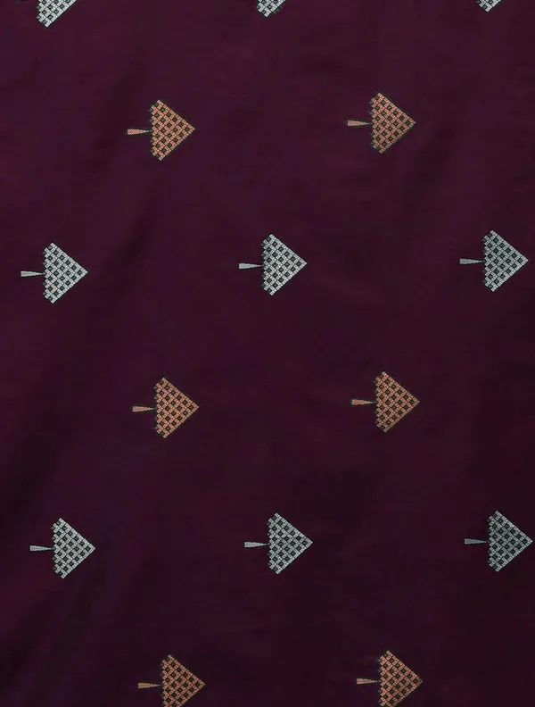 Banarasi_Soft_Silk_WINE_Premium-Fancy_Saree_With_Blouse_For_Women