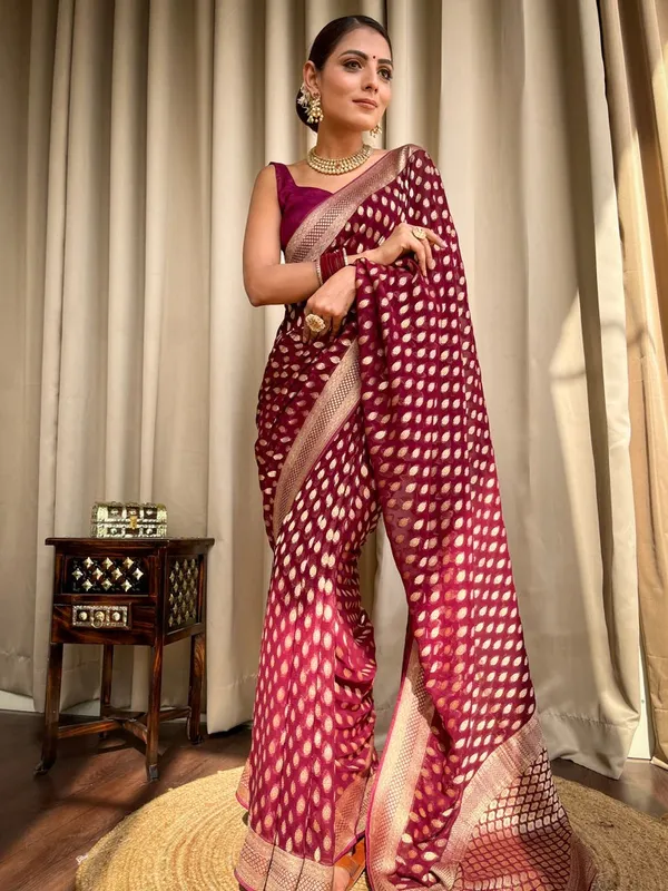 Banarasi_Soft_Silk_MAROON_Premium-Fancy_Saree_With_Blouse_For_Women