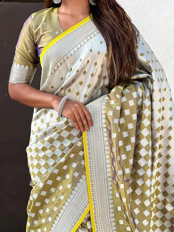 Banarasi_Soft_Silk_YELLOW_Premium-Fancy_Saree_With_Blouse_For_Women