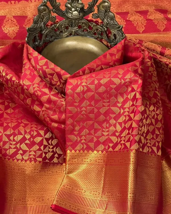 Banarasi_Soft_Silk_RED_Premium-Fancy_Saree_With_Blouse_For_Women