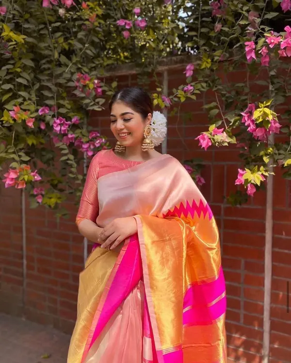 Banarasi_Soft_Silk_OFF-WHITE-GAJARI_Premium-Fancy_Saree_With_Blouse_For_Women