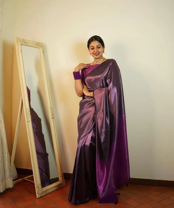 Banarasi_Soft_Silk_WINE_Premium-Fancy_Saree_With_Blouse_For_Women
