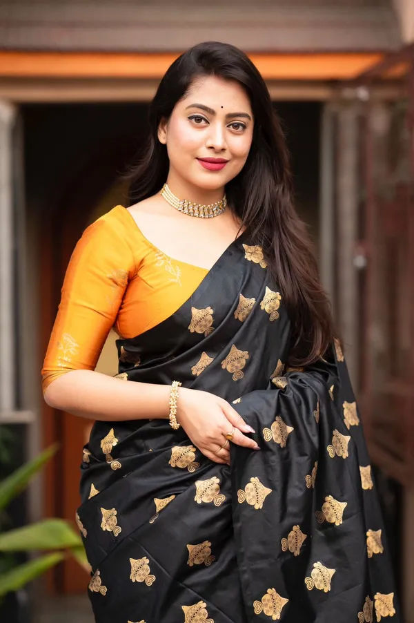 Banarasi_Soft_Silk_YELLOW_Premium-Fancy_Saree_With_Blouse_For_Women