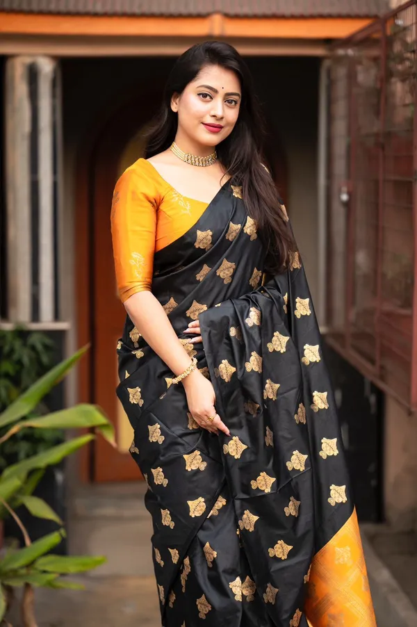 Banarasi_Soft_Silk_YELLOW_Premium-Fancy_Saree_With_Blouse_For_Women