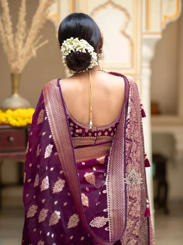 Banarasi_Soft_Silk_WINE_Premium-Fancy_Saree_With_Blouse_For_Women
