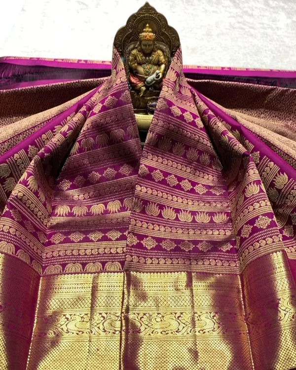 Banarasi_Soft_Silk_WINE_Premium-Fancy_Saree_With_Blouse_For_Women