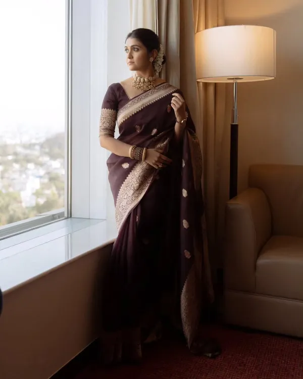 Banarasi_Soft_Silk_COFFEE_Premium-Fancy_Saree_With_Blouse_For_Women