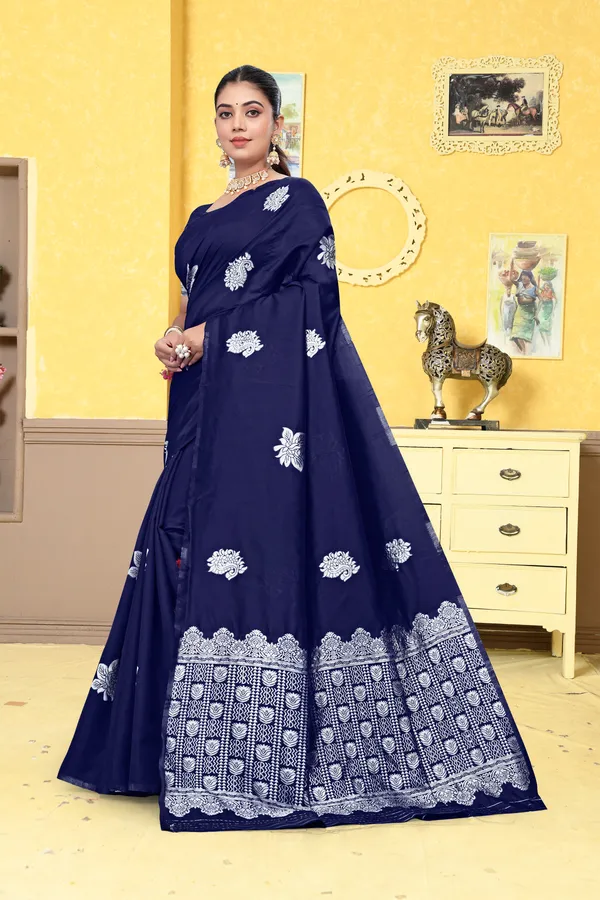 Banarasi_Soft_Silk_Blue_Premium-Fancy_Saree_With_Blouse_For_Women
