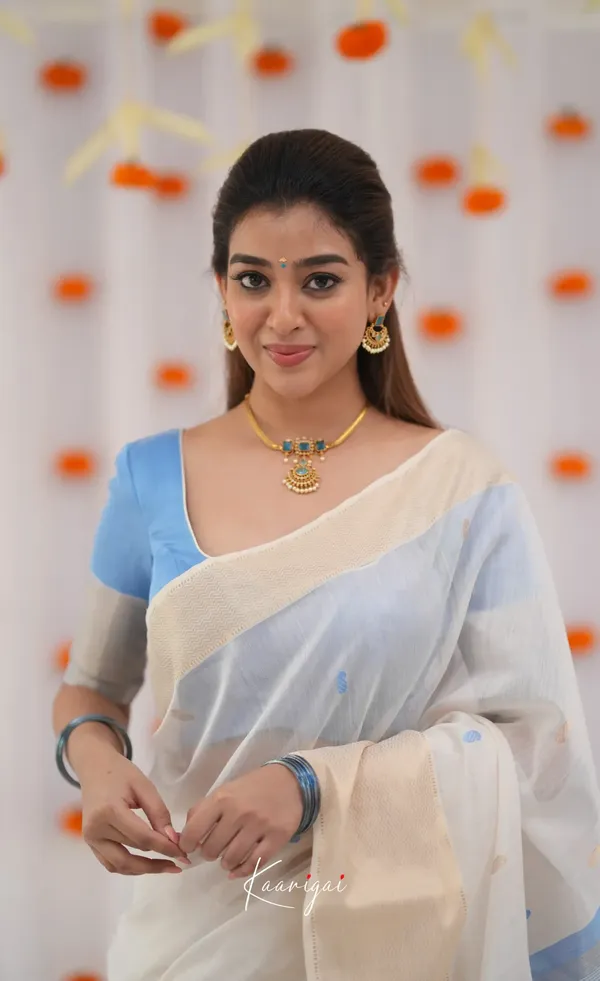 Pure_Soft_Cotton_SKY-BLUE_Premium-Fancy_Saree_With_Blouse_For_Women