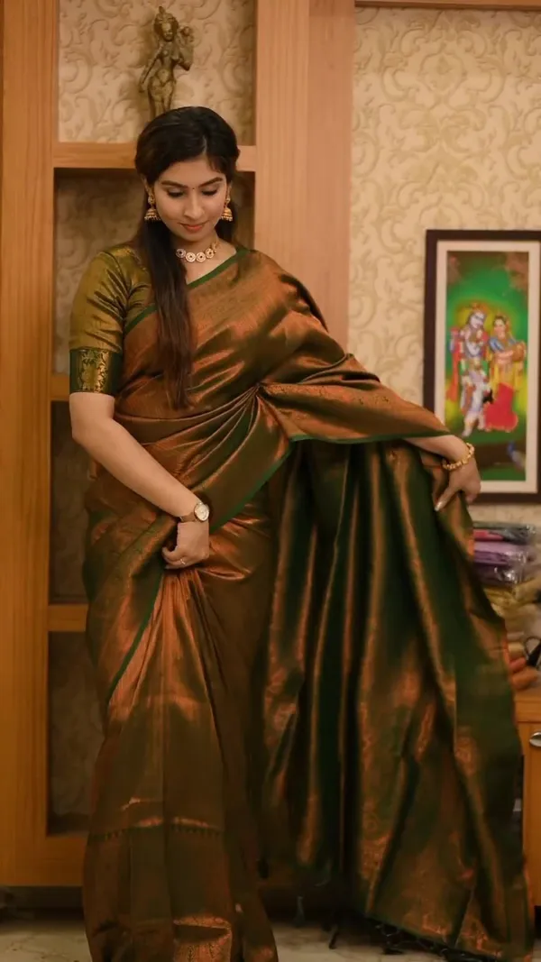 Banarasi_Soft_Silk_GREEN_Premium-Fancy_Saree_With_Blouse_For_Women