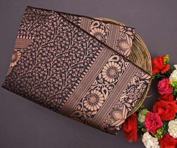 Banarasi_Soft_Silk_Black_Premium-Fancy_Saree_With_Blouse_For_Women