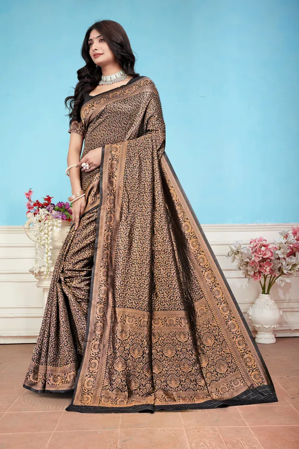 Banarasi_Soft_Silk_Black_Premium-Fancy_Saree_With_Blouse_For_Women