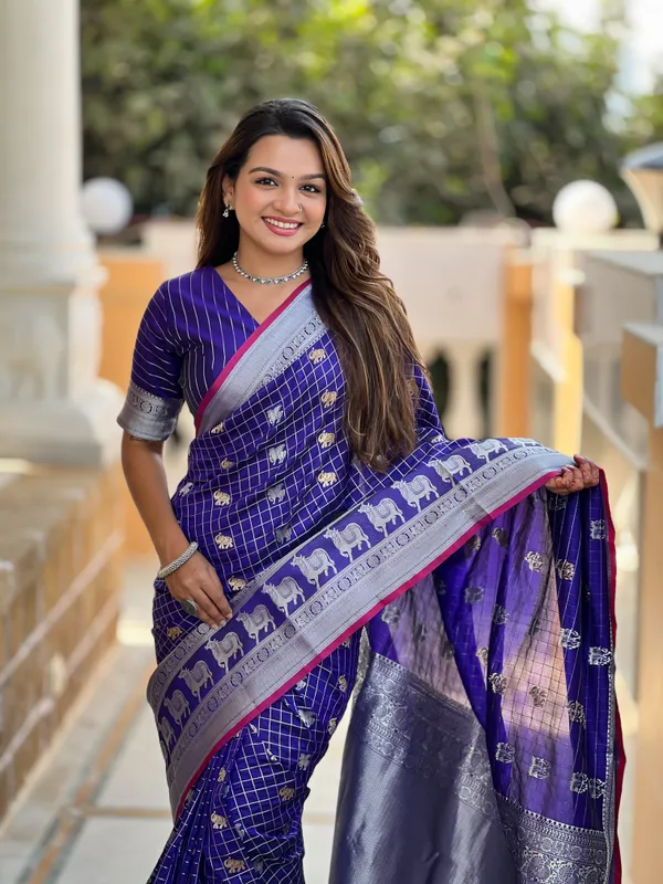Banarasi_Soft_Silk_ROYAL-BLUE_Premium-Fancy_Saree_With_Blouse_For_Women
