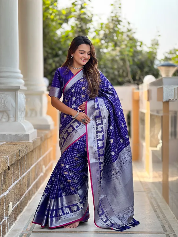 Banarasi_Soft_Silk_ROYAL-BLUE_Premium-Fancy_Saree_With_Blouse_For_Women