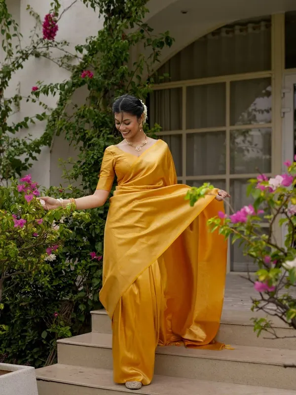 Banarasi_Soft_Silk_YELLOW_Premium-Fancy_Saree_With_Blouse_For_Women