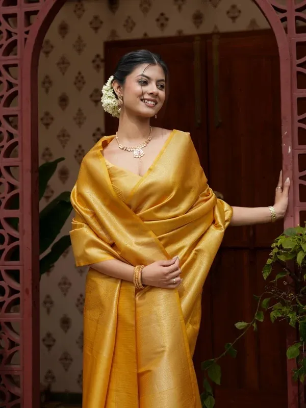 Banarasi_Soft_Silk_YELLOW_Premium-Fancy_Saree_With_Blouse_For_Women