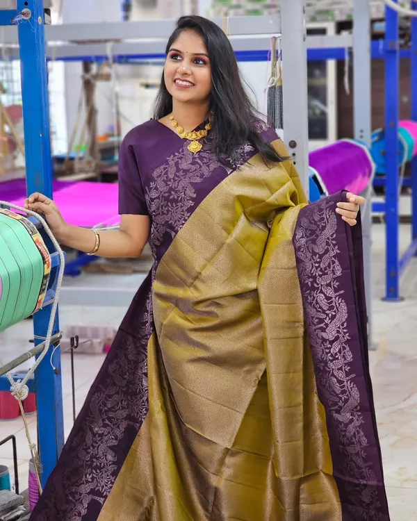 Banarasi_Soft_Silk_MUSTERD-PURPLE_Premium-Fancy_Saree_With_Blouse_For_Women