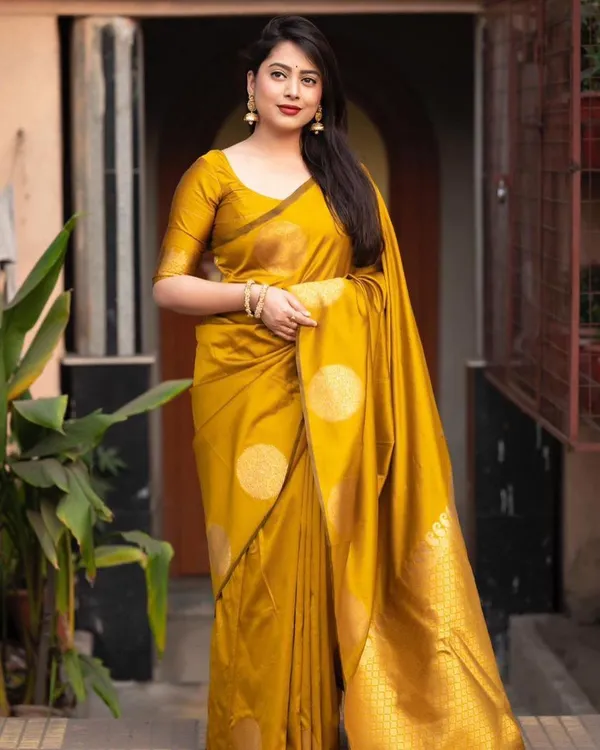Banarasi_Soft_Silk_YELLOW_Premium-Fancy_Saree_With_Blouse_For_Women