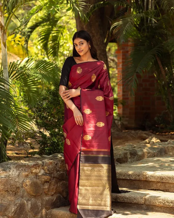 Banarasi_Soft_Silk_MAROON_Premium-Fancy_Saree_With_Blouse_For_Women