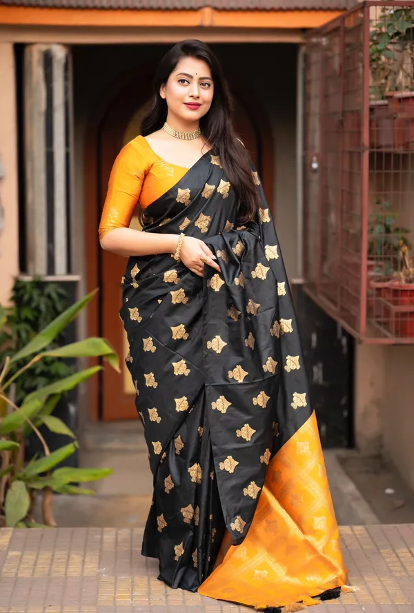 Banarasi_Soft_Silk_YELLOW_Premium-Fancy_Saree_With_Blouse_For_Women