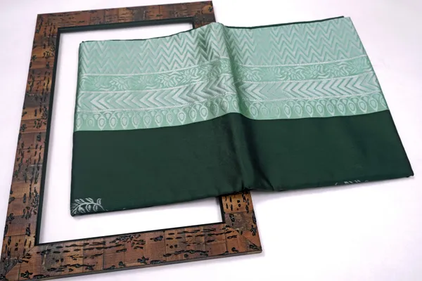 Banarasi_Soft_Silk_BOTTLE-GREEN-PISTA_Premium-Fancy_Saree_With_Blouse_For_Women