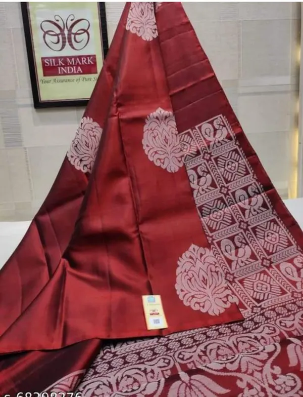 Banarasi_Soft_Silk_MAROON_Premium-Fancy_Saree_With_Blouse_For_Women