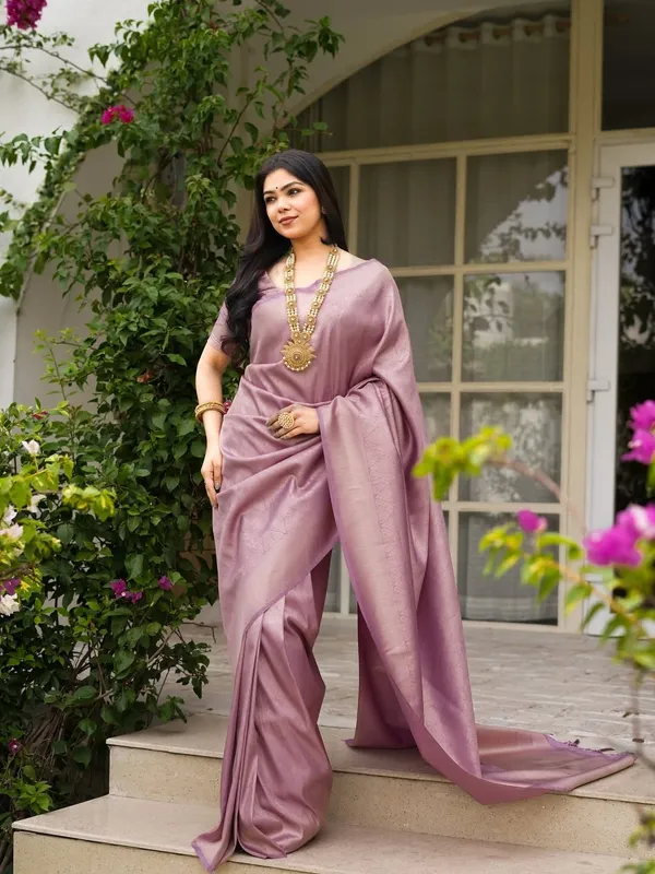 Banarasi_Soft_Silk_LAVANDER_Premium-Fancy_Saree_With_Blouse_For_Women