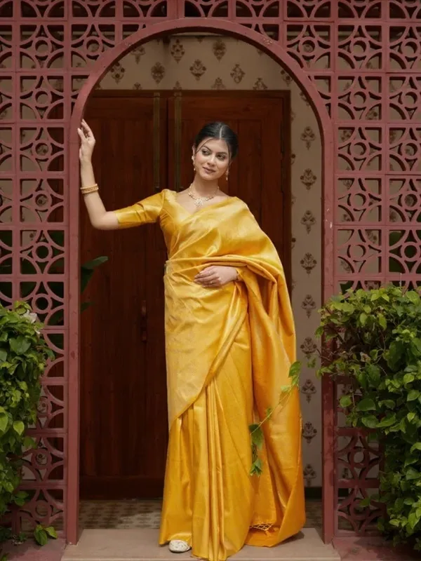 Banarasi_Soft_Silk_YELLOW_Premium-Fancy_Saree_With_Blouse_For_Women