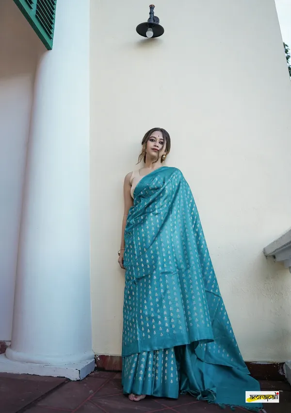 Banarasi_Soft_Silk_RAMA_Premium-Fancy_Saree_With_Blouse_For_Women