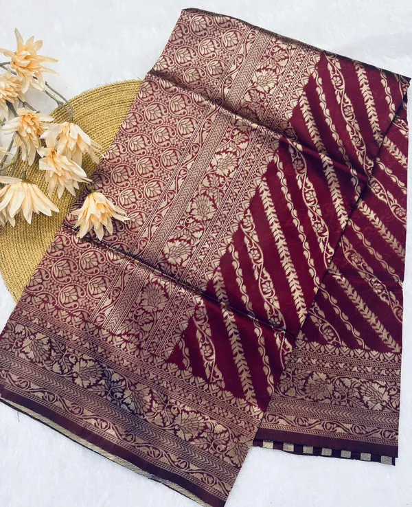 Banarasi_Soft_Silk_MAROON_Premium-Fancy_Saree_With_Blouse_For_Women