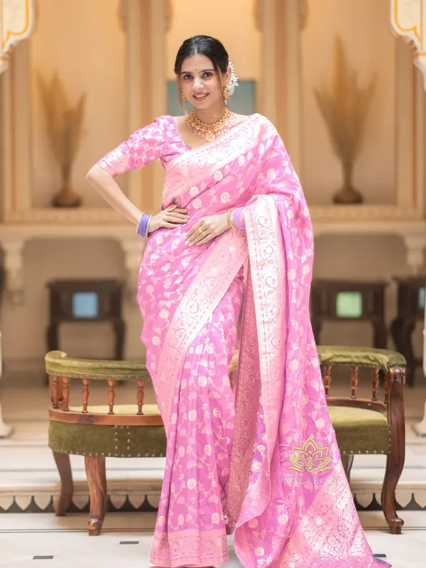 Banarasi_Soft_Silk_BABY-PINK_Premium-Fancy_Saree_With_Blouse_For_Women