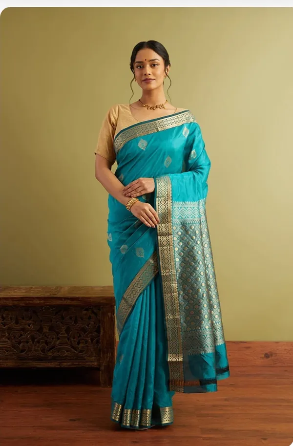 Banarasi_Soft_Silk_SAFFIRE_Premium-Fancy_Saree_With_Blouse_For_Women